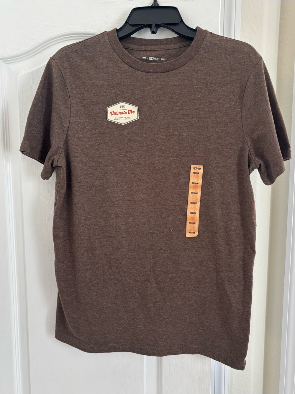 urban pipeline Brown Short-Sleeve Crewneck Tee